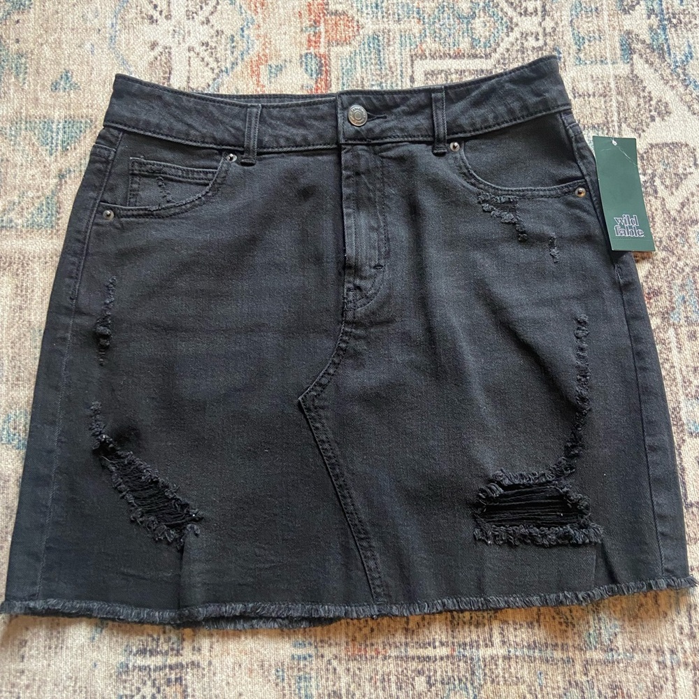 NEW Wild Fable black jean skirt, Women’s 6